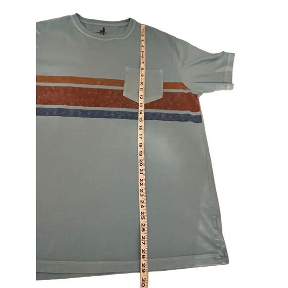 johnnie-O throwback style light blue with stripes T - XL - Picture 7 of 9